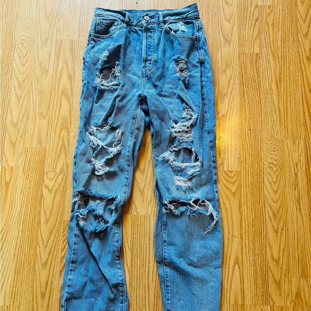 PAC Sun Distressed Blue Jeans sz 26